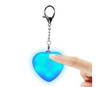Handbag Illumination Beacon - Capacitive Sensor Charm, Love Icon Glow | Sized Keyring Lighting Ornament Device, Responsive Contact Activation Visibility Assistance Component Assembly for teens