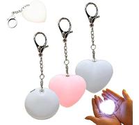 Handbag Light 2026, Love Wallet Tote Bag Touch Sensor Purse Keychain Light, 1PCS/2PCS/3PCS Rechargeable LED Automatic Glow Lights Heart Shape Handbag Lights for Women Girls Mother Friends (3PCS)