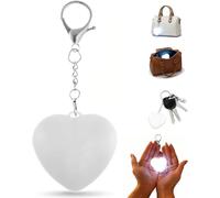 Handbag Light 2026, Love Wallet Tote Bag Touch Sensor Purse Keychain Light, 1PCS/2PCS/3PCS Rechargeable LED Automatic Glow Lights Heart Shape Handbag Lights for Women Girls Mother Friends (1PCS-White)