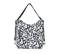 Handbag Mandarina Duck Hobo Hunter Moire Noir 36x33,5x15 cm