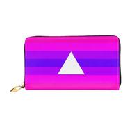 Handbag Pansexual Pan Gay Pride Flag Women Card Case Retro Style Women's Wallets Microfiber Coin Purse for Daughter, Kids, Girlfriend