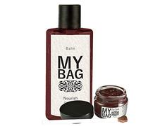 Handbag Scuff and Scratch Care Kit for Leather - Nourish Balm & Scuff Dye Cream for use on Hangbags, Luggage, Shoes, Boots and Leather Clothing (Bordeaux)