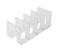 Handbag Storage Rack for Women Made of Transparent Acrylic with 4 Compartments Stackable Organizer for Convenient Bag Arrangement