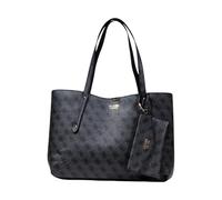 Handbag with Button Fastening and Inside Pockets - female - Guess - Shopping Bags - Black - ONE SIZE - Bags ONE SIZE