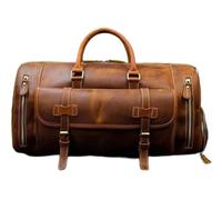 Handbags for Men Leather Travel Duffles Travelling Shoulder Laptop Bags Real Cow Skin Hand Luggage Bags