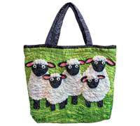 Handbags Sheep Heaven Quilted Tote Bag Purses Large Capacity Handbag