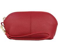 Handbags Women's Wallets Genuine Leather Coin Purses Pouches Cowhide Money Organizers Bags Business Card Cases(Red)