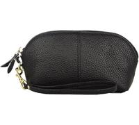 Handbags Women's Wallets Genuine Leather Coin Purses Pouches Cowhide Money Organizers Bags Business Card Cases(Black)