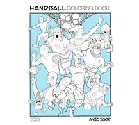 HANDBALL COLORING BOOK: Handball coloring book made by Igor Anic