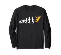 Handball Evolution Funny Handball Ball Long Sleeve T-Shirt