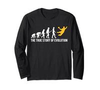 Handball Evolution Funny Handball Ball Long Sleeve T-Shirt