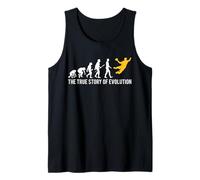 Handball Evolution Funny Handball Ball Tank Top