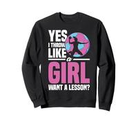 Handball Girl Women Power Female Empowerment Feminism Sweatshirt
