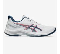ASICS Men's Netburner Ballistic FF 4 Sneaker, White Mako Blue, 9.5 UK
