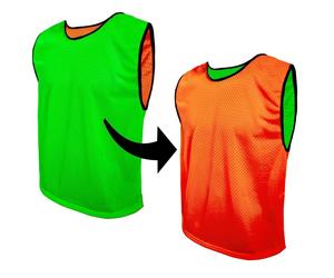 Handball training bib sports bib reversible bib set 7 pieces size: S-XL