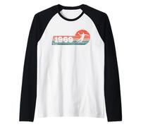 Handballers Handball Game Vintage 1969 Birthday Handball Raglan Baseball Tee