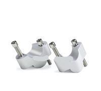 Handbar Riser Compatible With Ducati For Multistrada V4 Pikes Peak 2021-2025 Motorcycle Handlebar Riser Handlebar Clip Extension Adapter Increases Height By 25mm(Silver)