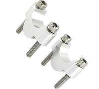 Handbar Rising Clamp Compatible With For CB500X For CB650R 2019-2024 28mm 11/8" Motorcycle Handlebar Riser Fat Bar Mount Risers Accessories(Silver,20mm)