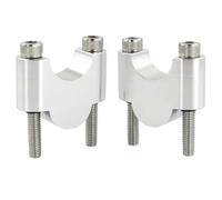 Handbar Rising Clamp Compatible With For F650CS 2001-2005 For F650 2000-2007 22mm 7/8" Motorcycle Handle Bar Mount Fat Handlebar Riser Accessories(Silver,30mm)