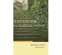 Handbook for Academic Authors