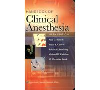 Handbook of Clinical Anesthesia