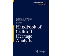 Handbook of Cultural Heritage Analysis