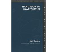 Handbook of Inaesthetics (Meridian: Crossing Aesthetics)