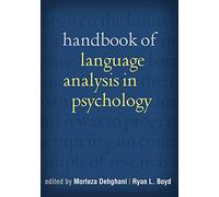 Handbook of Language Analysis in Psychology