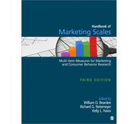 Handbook of Marketing Scales : Multi-Item Measures for Marketing and Consumer Behavior Research