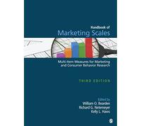 Handbook of Marketing Scales: Multi-Item Measures for Marketing and Consumer Behavior Research