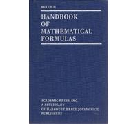 Handbook of Mathematical Formulas