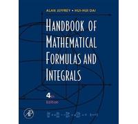 Handbook of Mathematical Formulas and Integrals