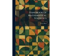 Handbook of Mathematical Statistics