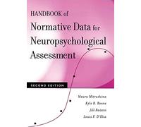 Handbook of Normative Data for Neuropsychological Assessment