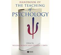 Handbook of The Teaching of Psychology