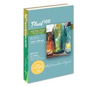 Global : Fluid 100 Easy Block : Watercolour Paper : 300gsm : 4x6in : Hot Pressed