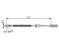 BOSCH 1 987 482 251 Handbrake cable