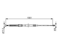 BOSCH 1 987 482 264 Handbrake cable
