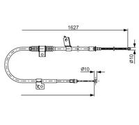 BOSCH 1 987 482 274 Hand brake cable