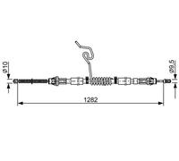 BOSCH 1 987 482 462 Handbrake cable
