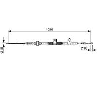 BOSCH 1 987 482 520 Hand brake cable