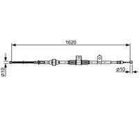 BOSCH 1 987 482 521 Hand brake cable