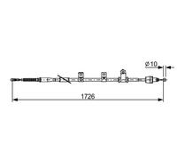 BOSCH 1 987 482 618 Handbrake cable