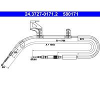 ATE 24.3727-0171.2 Hand brake cable