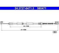 ATE 24.3727-0471.2 Hand brake cable