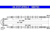 Handbrake cable 24.3727-0783.2 ATE for OPEL ASTRA G Hatchback ASTRA G Estate