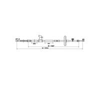 Handbrake cable 24.3727-0795.2 ATE for OPEL CHEVROLET