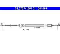 Handbrake Cable For Renault CLIO 01-16 THALIA 00- 8200087979