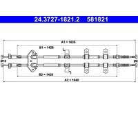 Fits ATE 24.3727-1821.2 Cable Pull, parking brake DE stock