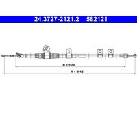 ATE 24.3727-2121.2 Hand brake cable